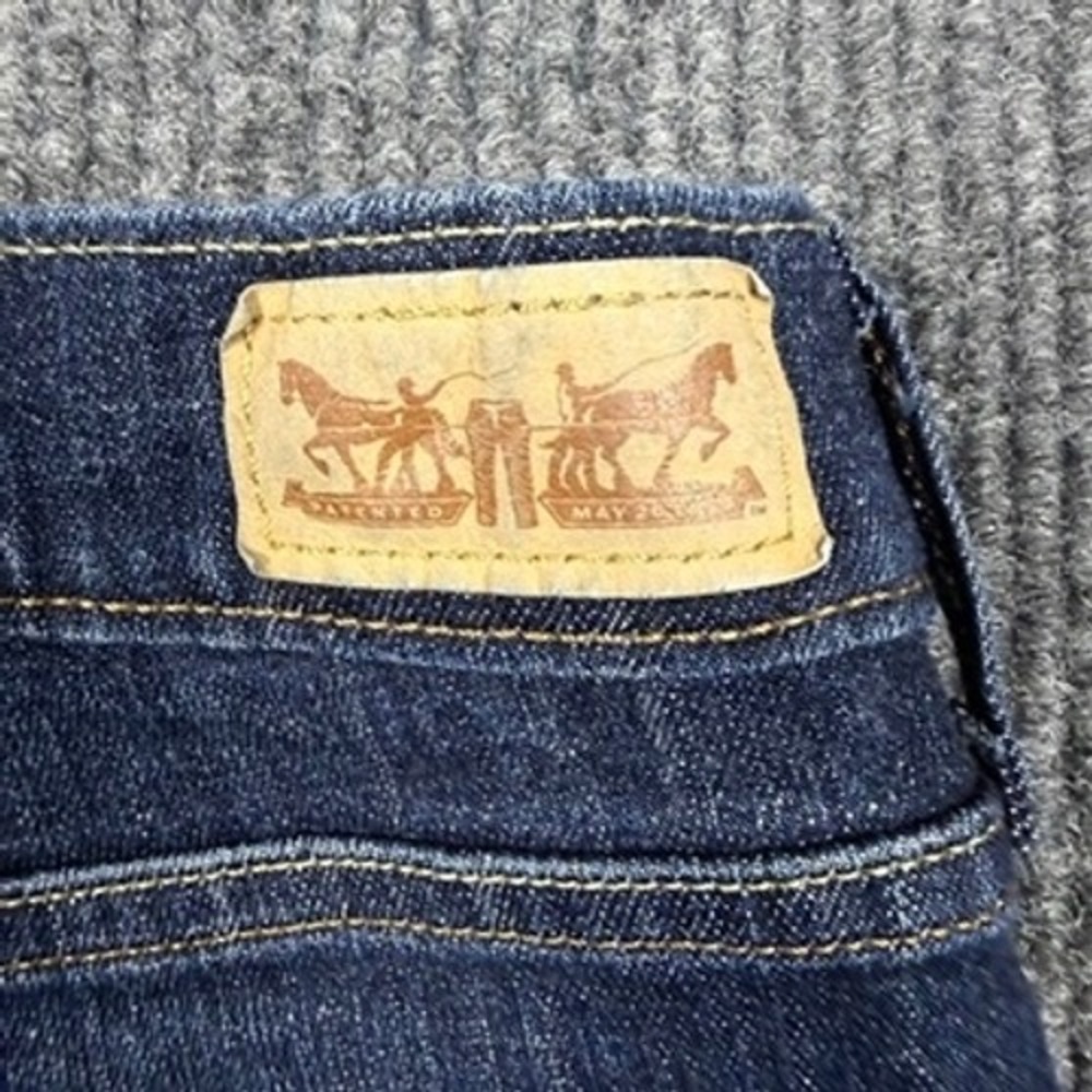 Levis 505 Straight Leg Jeans Womens Size 8M/W29 Dark Wash Blue Denim 15505-0111 - Picture 14 of 15